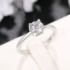Wholesale Women's Copper Light Luxury Geometric Zircon Inlaid Ring