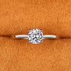 Wholesale Women's Copper Light Luxury Geometric Zircon Inlaid Ring
