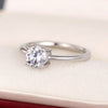 Wholesale Women's Copper Light Luxury Geometric Zircon Inlaid Ring