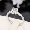 Wholesale Women's Copper Light Luxury Geometric Zircon Inlaid Ring