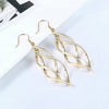 Wholesale Women's Copper Long Wavy Earhook Eardrop Earrings Creative Exaggerated Design