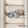 Wholesale Women's Copper Microinlaid Zircon Heart Love Ring Sweater Accessories