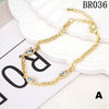 Wholesale Women's Copper Minimalist Geometric Devil's Eye Microinlaid Zircon Oil Drop Bracelet With Electroplating