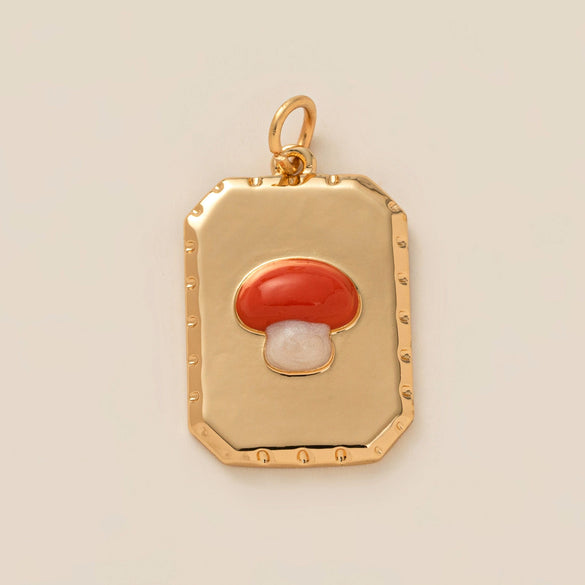 Wholesale Women's Copper Mixed Gemstone Setting Heart Shape Emoji Exaggerated Pendant Necklace With Electroplating