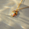 Wholesale Women's Copper Mushroom Opal Inlaid Jewelry With Geometric And Leaf Patterns Electroplated