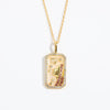 Wholesale Women's Copper O Chain Twelve Constellations Geometric Style Electroplated Necklace