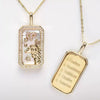 Wholesale Women's Copper O Chain Twelve Constellations Geometric Style Electroplated Necklace