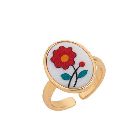 Wholesale Women's Copper Open Adjustable Ring With Animal Zodiac Pattern And Electroplating Design