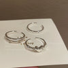 Wholesale Women's Copper Open Ring With Heart And Geometric Pattern Electroplated