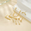 Wholesale Women's Copper Pin Earrings With Heart Shape And Zirconia Design And Long Tassel Pendant