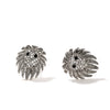 Wholesale Women's Copper Plated Zircon Lion Shape Animal Design Earrings