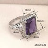 Wholesale Women's Copper Retro Geometric Pattern Inlaid Ring With Crown And Flower Motifs Electroplated