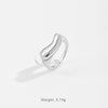 Wholesale Women's Copper Ring Electroplated With Platinum And 18K Gold In Geometric Fashion Style