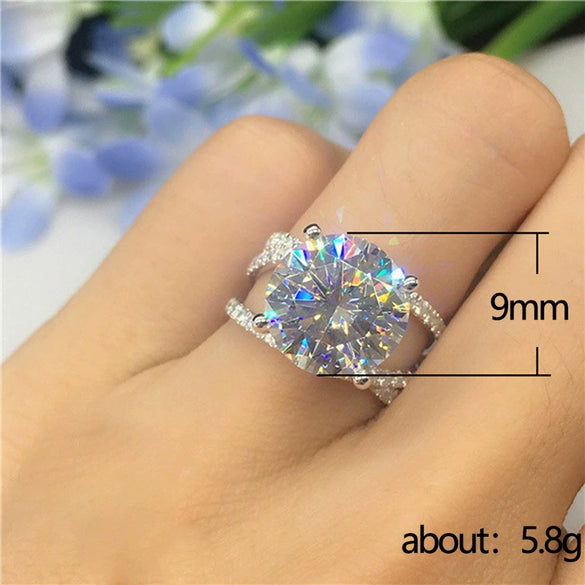 Wholesale Women's Copper Ring With Geometric Pattern And Inlaid Zircon