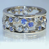 Wholesale Women's Copper Ring With Geometric Pattern And Zircon