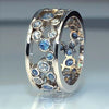 Wholesale Women's Copper Ring With Geometric Pattern And Zircon