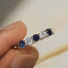 Wholesale Women's Copper Ring With Geometric Style And Zircon Design