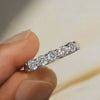 Wholesale Women's Copper Ring With Geometric Style And Zircon Design