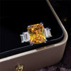 Wholesale Women's Copper Ring With Geometric Zircon Design