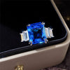 Wholesale Women's Copper Ring With Geometric Zircon Design