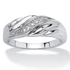 Wholesale Women's Copper Ring With Microinlaid Zircon And Geometric Design