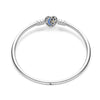 Wholesale Women's Copper Silverplated Charm Bracelet With Butterfly Iris Flower Heart Star Moon Pendant Bead Electroplating Original Design