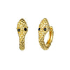 Wholesale Women's Copper Snake Ear Ring With Microinlaid Zircon And Electroplating Animal Zodiac Style