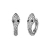 Wholesale Women's Copper Snake Ear Ring With Microinlaid Zircon And Electroplating Animal Zodiac Style