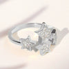 Wholesale Women's Copper Star Ring With Zircon Design