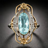 Wholesale Women's Copper Vintage Palace Style Hollow Flower Inlaid Zircon Ring And Bracelet Accessories