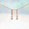 Wholesale Women's Copper Zircon Bear Earrings