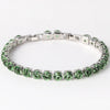 Wholesale Women's Copper Zircon Bracelet Shiny Tennis Chain