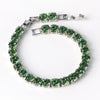 Wholesale Women's Copper Zircon Bracelet Shiny Tennis Chain