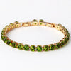 Wholesale Women's Copper Zircon Bracelet Shiny Tennis Chain