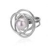 Wholesale Women's Copper Zircon Fruitshaped Ring 18K Gold Plated Inlaid With Gold Light Luxury Geometric Style Accessories
