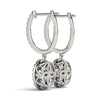 Wholesale Women's Copper Zircon Geometric Earrings Jewelry