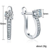 Wholesale Women's Copper Zircon Geometric Earrings