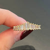 Wholesale Women's Copper Zircon Geometric Ring