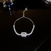Wholesale Women's Copper Zircon Heart Shape Love Adjustable Bracelet With Real Gold Electroplated Fashion Light Luxury Design