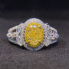 Wholesale Women's Copper Zircon Hollow Geometric Ring Jewelry