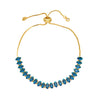 Wholesale Women's Copper Zircon Inlaid Geometric Prismatic Bracelet