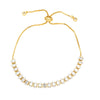 Wholesale Women's Copper Zircon Inlaid Geometric Prismatic Bracelet