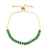 Wholesale Women's Copper Zircon Inlaid Geometric Prismatic Bracelet