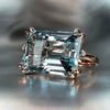 Wholesale Women's Copper Zircon Ring With Geometric Design