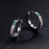 Wholesale Women's Copper Zircon Ushaped Earrings