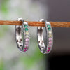 Wholesale Women's Copper Zircon Ushaped Earrings