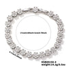 Wholesale Women's Copper Zirconia Geometric Style Bracelet