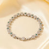 Wholesale Women's Copper Zirconia Geometric Style Bracelet