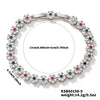 Wholesale Women's Copper Zirconia Geometric Style Bracelet