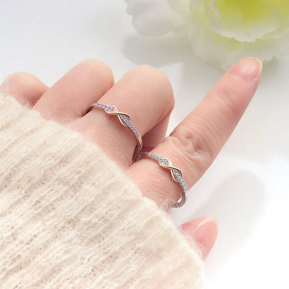 Wholesale Women's Copper Zirconium Ring Electroplated Versatile Style